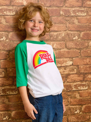 Reading Rainbow youth raglan
