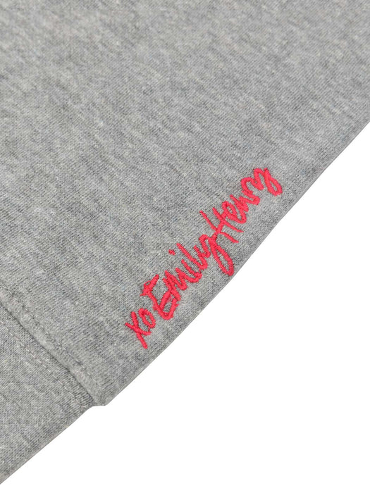 Emily Henry: Books Are My Happy Place embroidered unisex sweatshirt