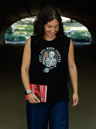 Just One More Chapter unisex tank top