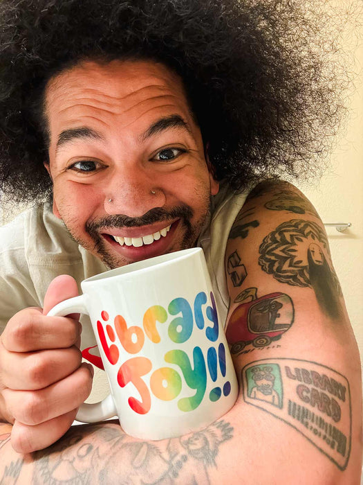 Mychal Threets: Library Joy mug