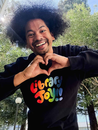Mychal Threets: Library Joy unisex sweatshirt