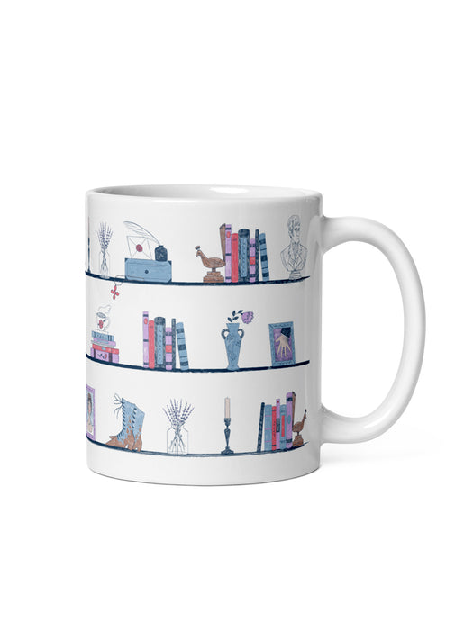 Pride and Prejudice Bookshelf mug