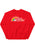 Reading Rainbow embroidered unisex red sweatshirt