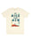 A beige t-shirt with the title 'Of Mice and Men' printed in a stylized font, along with the author's name, John Steinbeck.