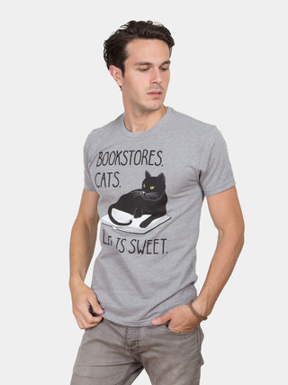 Bookstore Cats unisex t-shirt