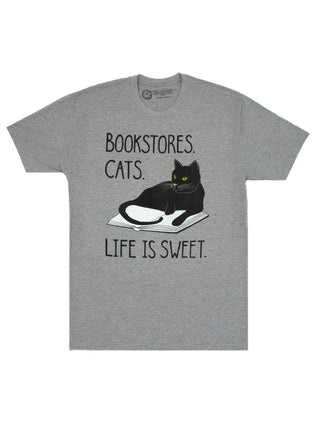 Bookstore Cats unisex t-shirt