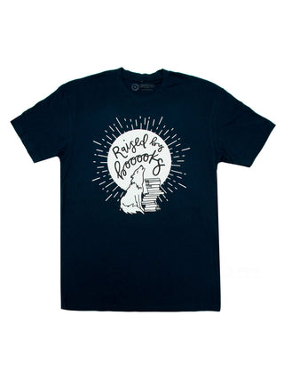 Raised by Books unisex t-shirt