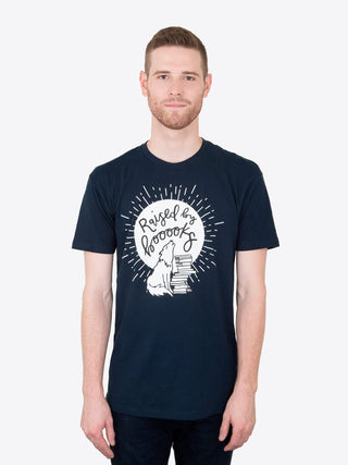 Raised by Books unisex t-shirt
