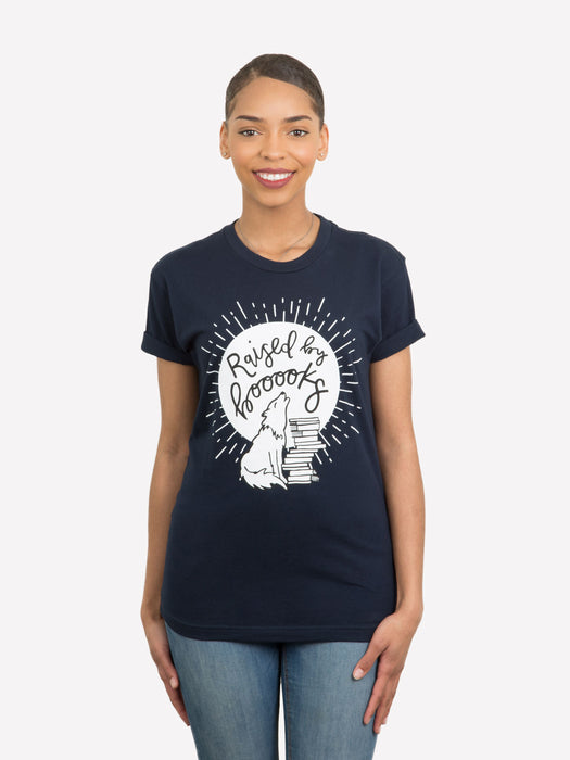Raised by Books unisex t-shirt