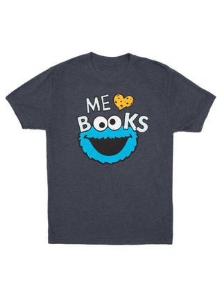 Sesame Street Cookie Monster - Me Love Books unisex t-shirt