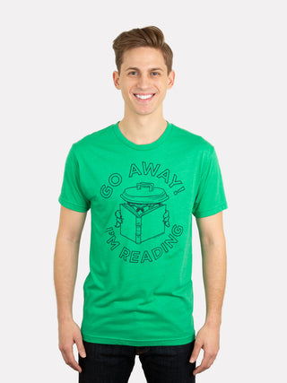 Sesame Street Oscar the Grouch - Go Away I'm Reading unisex t-shirt