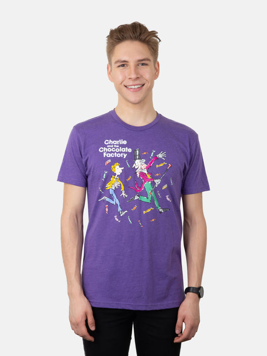 Charlie and the Chocolate Factory unisex t-shirt (Purple)