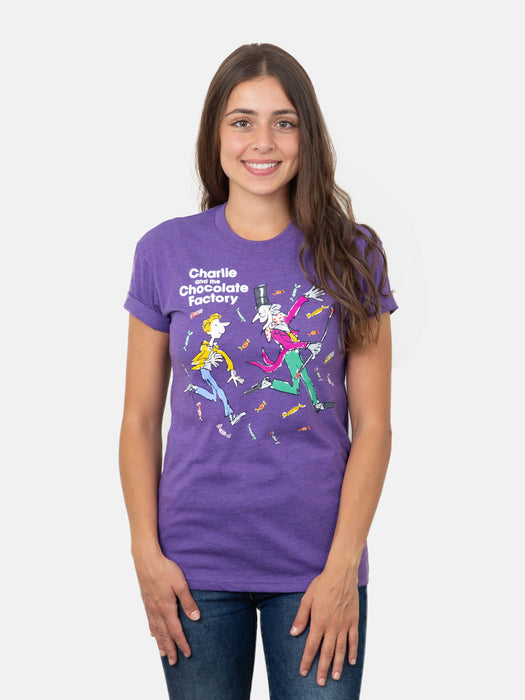 Charlie and the Chocolate Factory unisex t-shirt (Purple)