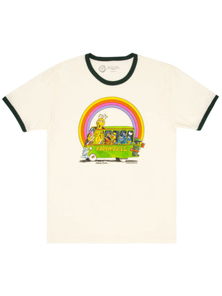 Sesame Street Bookmobile unisex ringer t-shirt