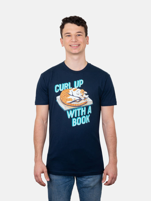 Curl Up with a Book unisex t-shirt