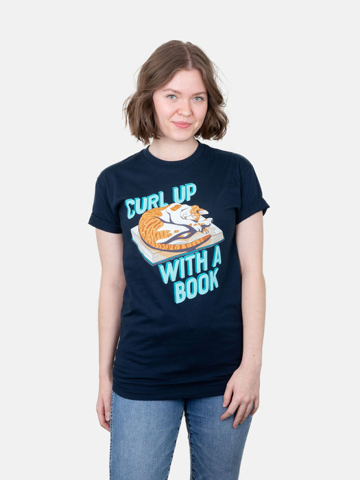Curl Up with a Book unisex t-shirt