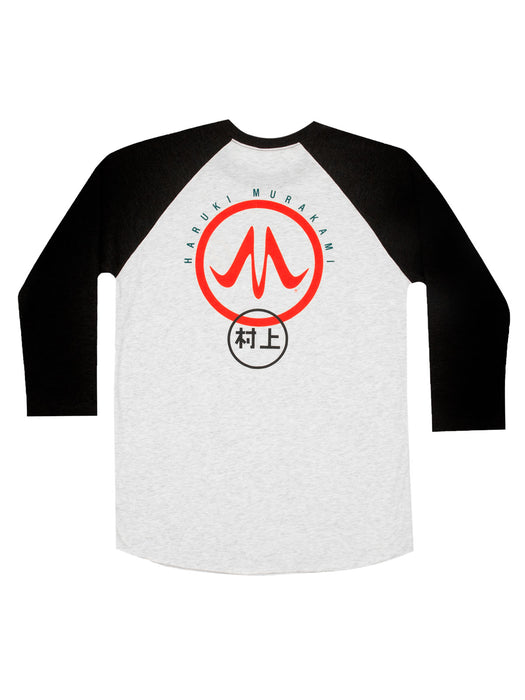 Haruki Murakami Logo unisex 3/4-sleeve raglan