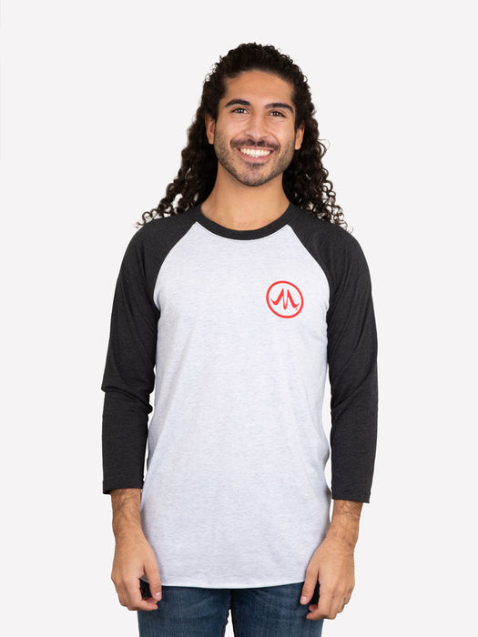Haruki Murakami Logo unisex 3/4-sleeve raglan