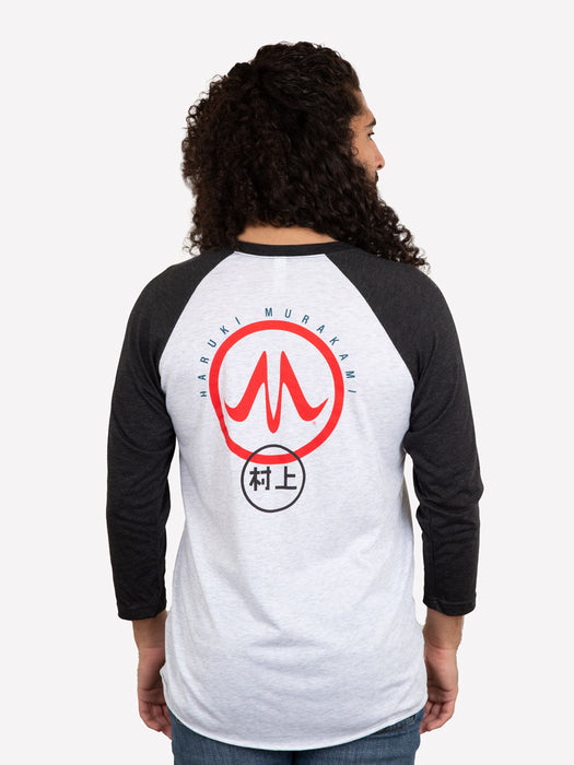 Haruki Murakami Logo unisex 3/4-sleeve raglan