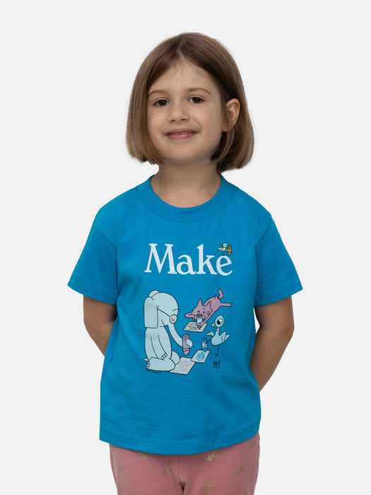 Elephant & Piggie Make kids' t-shirt