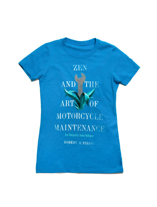 Zen and the Art of Motorcycle Maintenance women's crew t-shirt