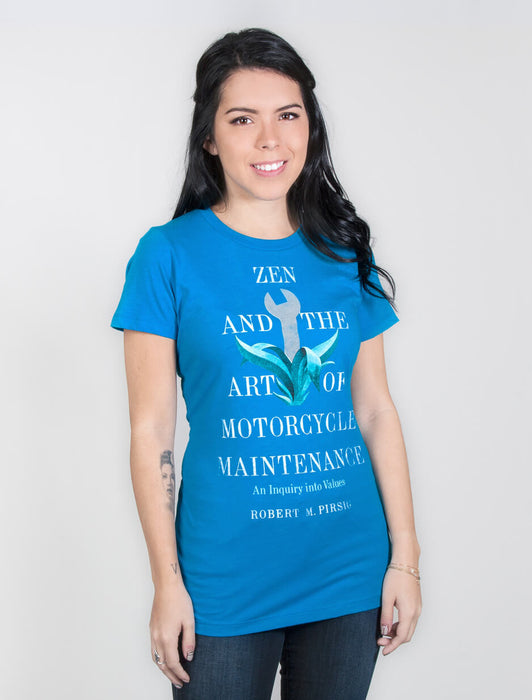 Zen and the Art of Motorcycle Maintenance women's crew t-shirt