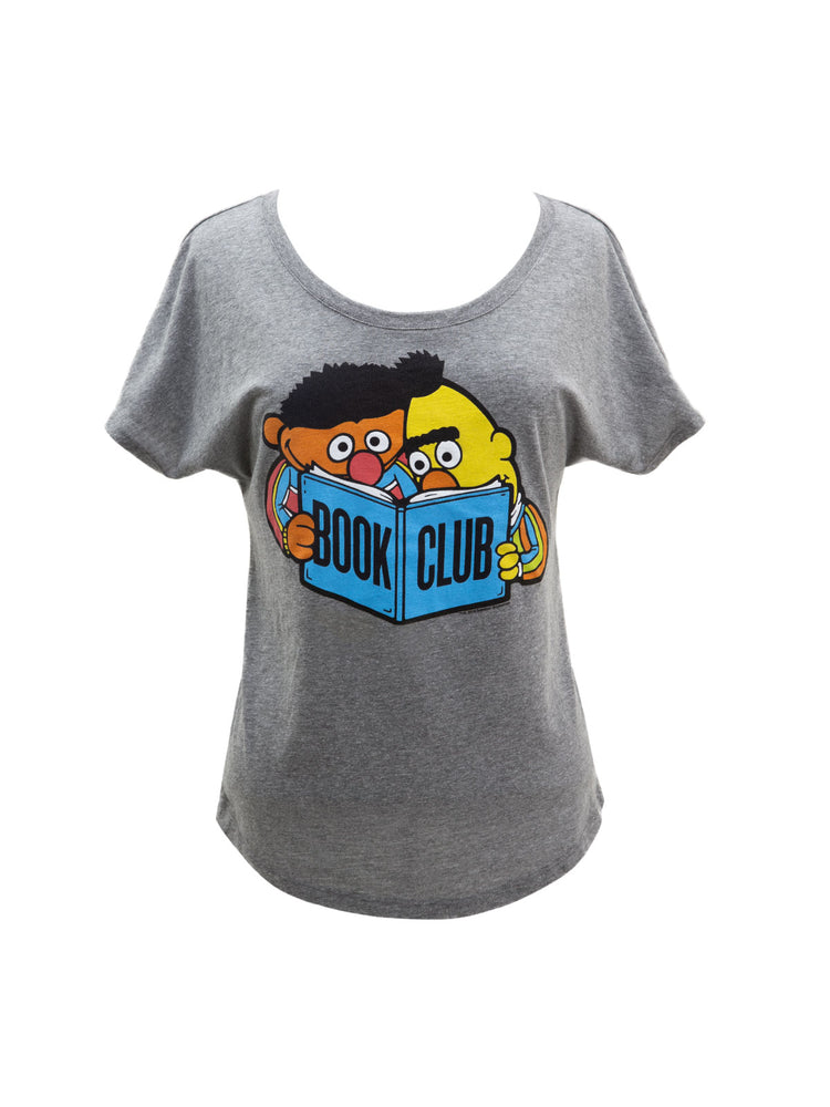 Sesame Street Bert and Ernie Book Club women's relaxed fit t-shirt