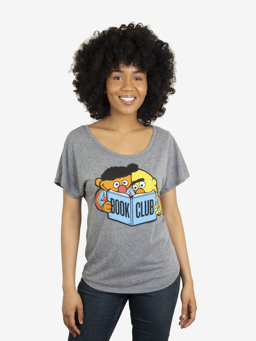 Sesame Street Bert and Ernie Book Club women's relaxed fit t-shirt
