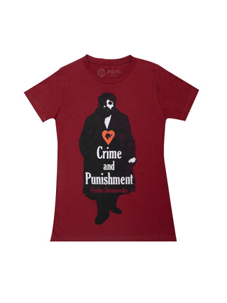 Crime and Punishment women's crew t-shirt