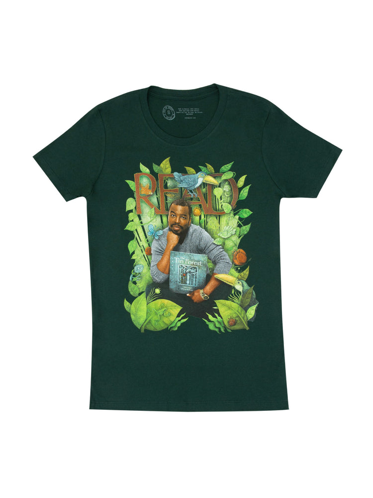 LeVar Burton READ women's crew t-shirt
