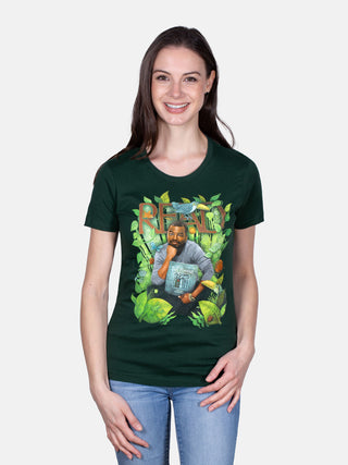 LeVar Burton READ women's crew t-shirt