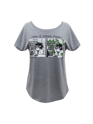Sarah's Scribbles - How I Spend Money women's relaxed fit t-shirt