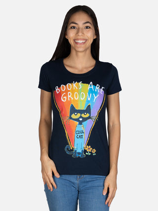 Pete the Cat women's crew t-shirt