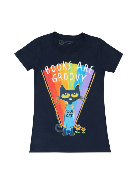 Pete the Cat women's crew t-shirt