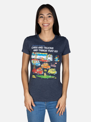 Richard Scarry: Cars and Trucks and Things That Go women's crew t-shirt