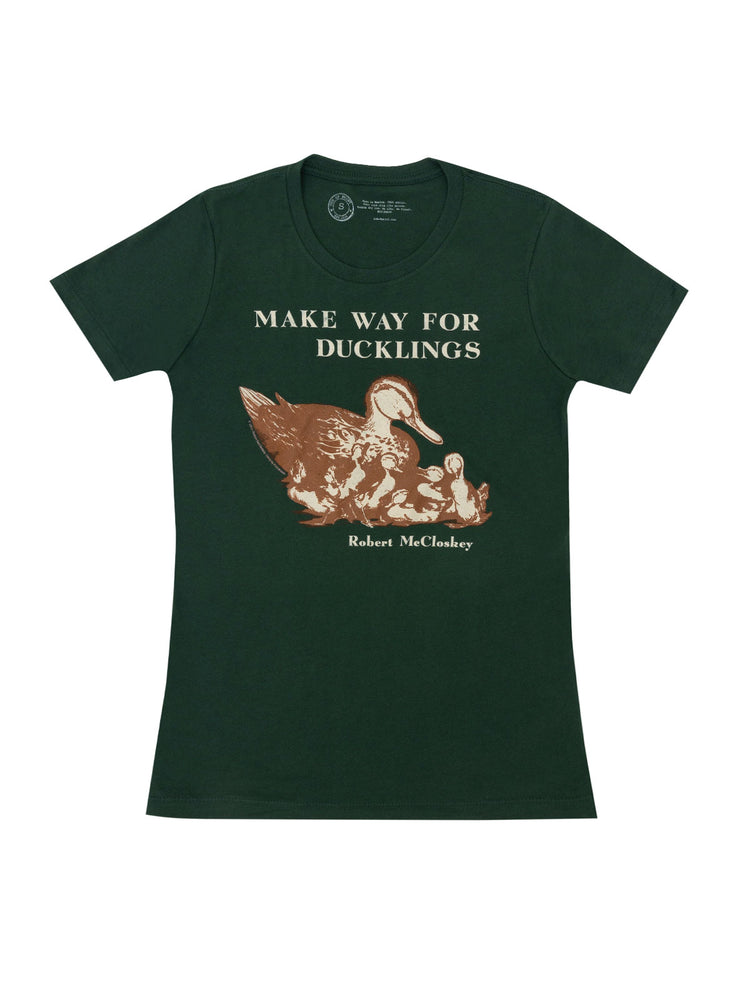 Make Way for Ducklings women's crew t-shirt