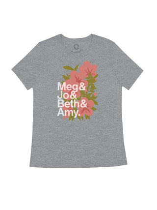 Little Women Character Names – women's crew t-shirt