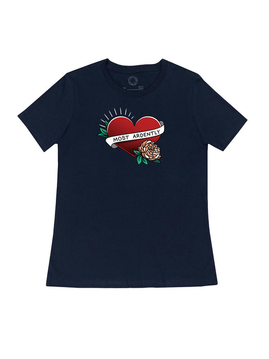 Pride and Prejudice - Most Ardently women's crew t-shirt