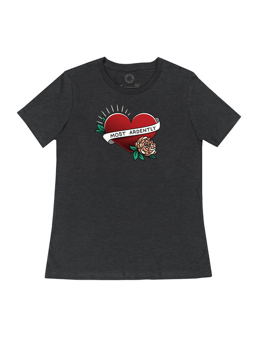 Pride and Prejudice - Most Ardently women's crew t-shirt