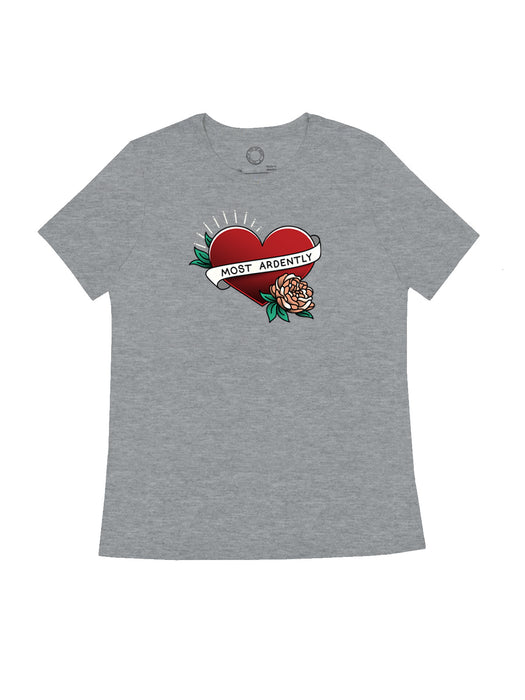 Pride and Prejudice - Most Ardently women's crew t-shirt