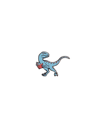 Velocireader enamel pin