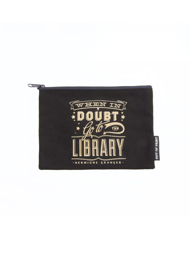 When in Doubt, Go to the Library pouch
