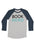 Book Nerd Unisex 3/4-Sleeve Raglan