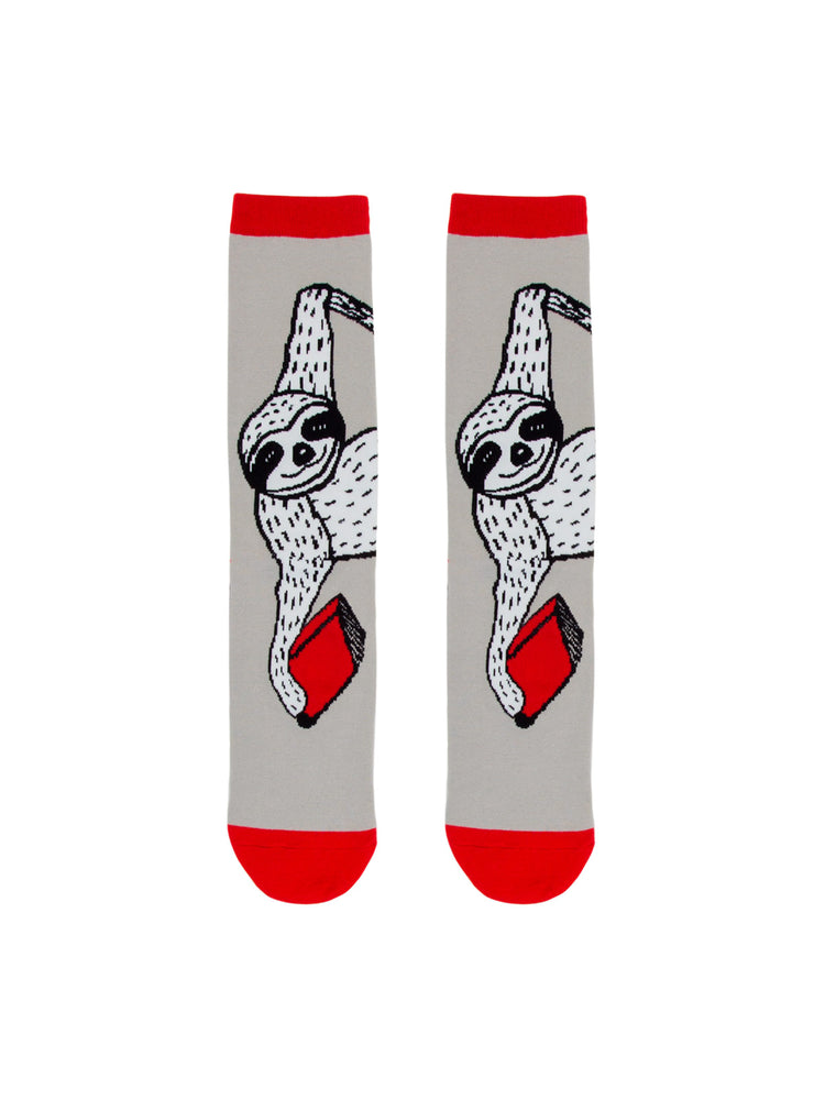 Book Sloth socks