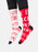 Mismatched 1984 socks that say "Down with Big Borther on one sock; War is Peace - Freedom is Slavery - Ignorance is Strength on the other sock.
