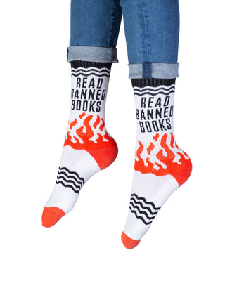 Read Banned Books gym socks