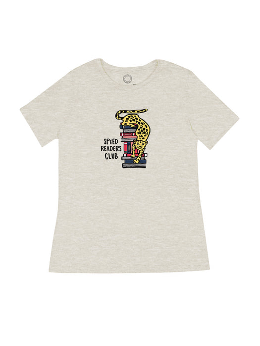 Speed Readers Club – women's crew t-shirt
