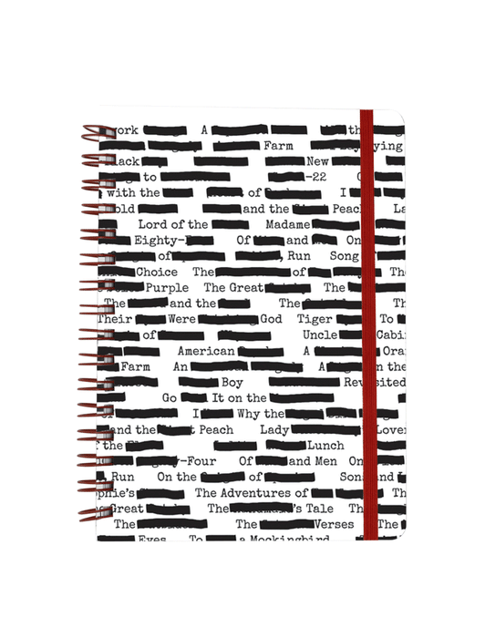 Banned Books lenticular notebook