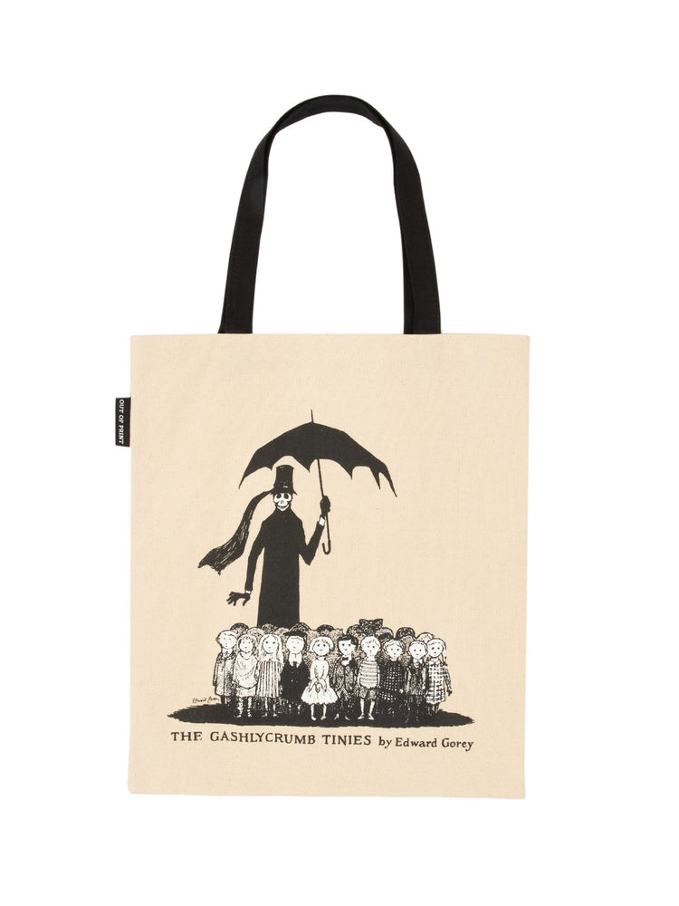 The Gashlycrumb Tinies tote bag