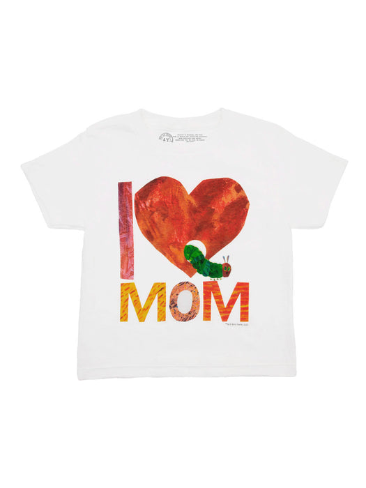 World of Eric Carle I Love Mom with The Very Hungry Caterpillar kids' tee